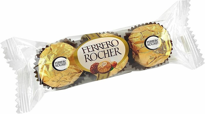 3 Piece Ferrero Rocher