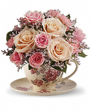 VICTORIAN TEACUP BOUQUET